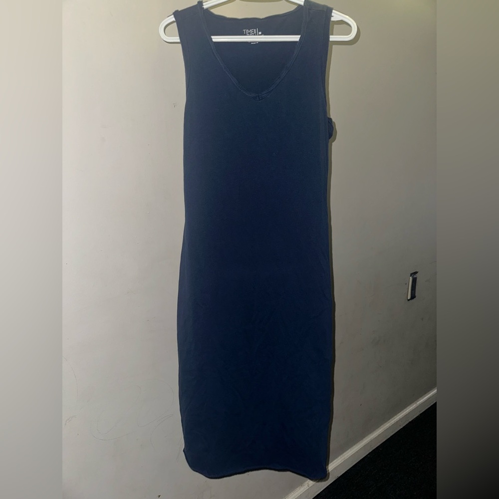 Blue V-Neck Tank Dress (4 for $20)